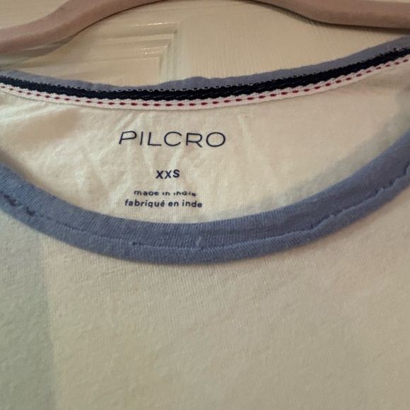 Anthropologie Pilcro White Graphic Tee - size xxs. NWT - Picture 2 of 4